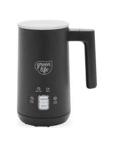 Espumador de Leche Eléctrico GreenLife 295ml 4-en-1 Negro