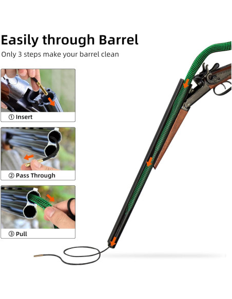 Limpiador de Caños EZshoot para .22 .223 5.56mm Reutilizable