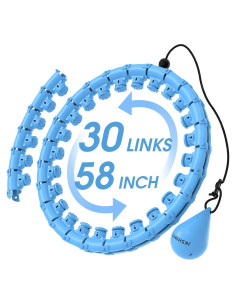 Aro de Hula con Peso JKSHMYT 30 Enlaces Ajustables 1.36 kg