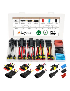 Kit de conectores eléctricos automotrices Alzysnv 1/2/3/4 Pin
