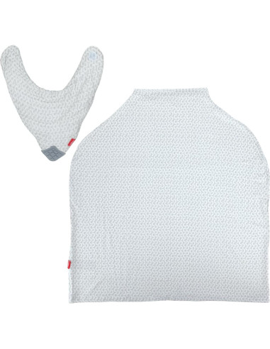 Cubierta de Lactancia 5 en 1 Nuby con Babero de Dentición