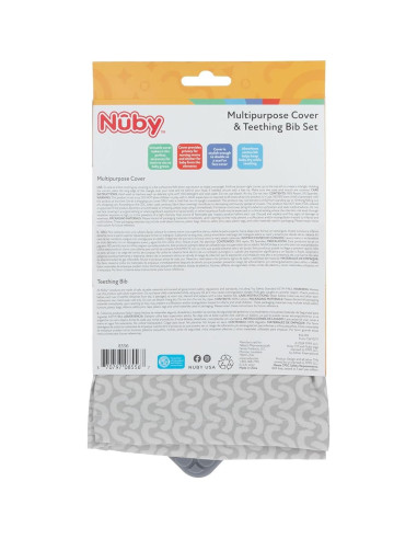 Cubierta de Lactancia 5 en 1 Nuby con Babero de Dentición