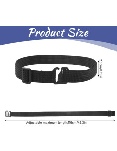 Cinturón Ajustable Antideslizante para Camisa - Unisex 2