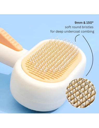 Cepillo Autolimpiante FURRZ para Perros y Gatos - Doble Cara
