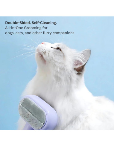 Cepillo Autolimpiante FURRZ para Perros y Gatos - Doble Cara