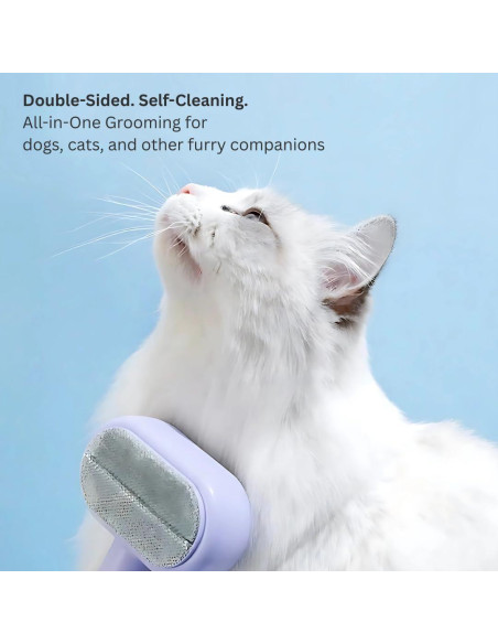 Cepillo Autolimpiante FURRZ para Perros y Gatos - Doble Cara