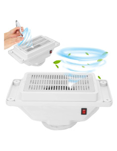 Colector de Polvo de Uñas Brrnoo 6W Silencioso para Manicura