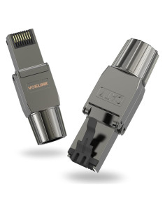 Conectores RJ45 VCELINK Cat 7 10 Gbps 600MHz 2-Pack