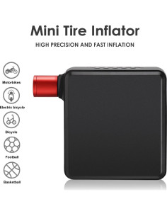 Mini Bomba de Aire Eléctrica LISIXLIUYI 150 PSI Portátil 2