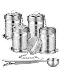Infusores de Té Suelto Umigy 4 Pcs Acero Inoxidable 304