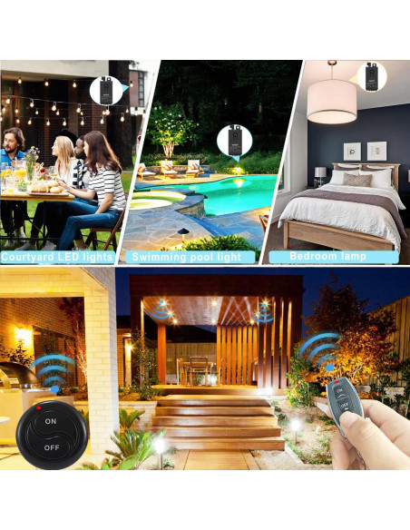 Interruptor remoto inalámbrico dstfuy 110V-240V 10A 100m