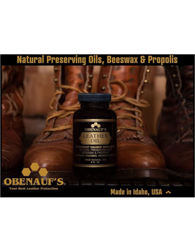 Aceite para Cuero Obenauf's 227ml - Acondicionador y Restaurador