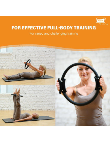 Círculo de Pilates Sissel 38cm con Póster de Ejercicio