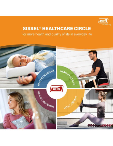 Círculo de Pilates Sissel 38cm con Póster de Ejercicio