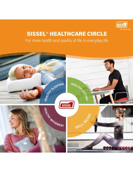 Círculo de Pilates Sissel 38cm con Póster de Ejercicio