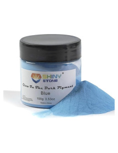 Pigmento en polvo brillante Shiny Stone 100g azul para manualidades