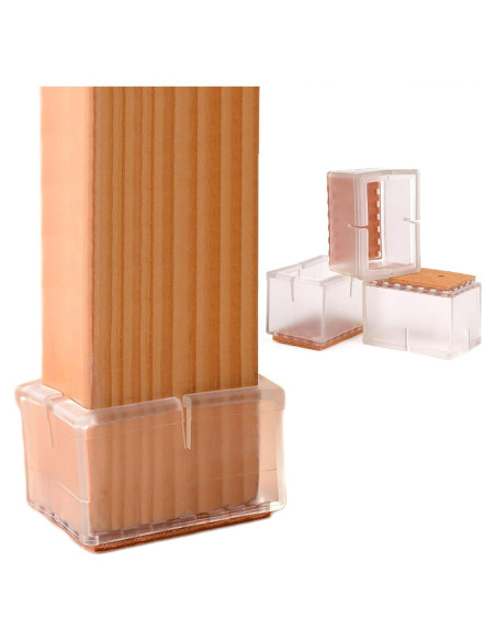 Tapones Protectores para Patas de Silla Anwenk 16 Unidades Tapones Protectores para Patas de Silla Anwenk 16 Unidades