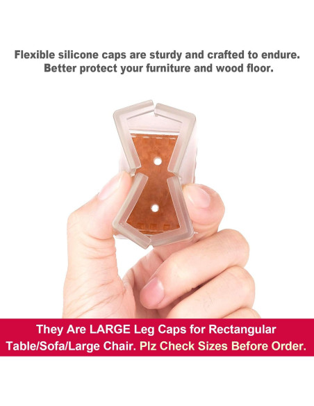 Tapones Protectores para Patas de Silla Anwenk 16 Unidades Tapones Protectores para Patas de Silla Anwenk 16 Unidades