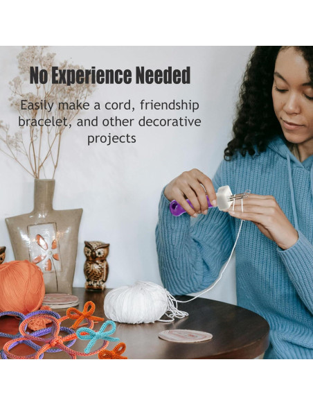 Herramienta de Tejer Multifuncional DAFENCHI 3 Ganchos Beige Herramienta de Tejer Multifuncional DAFENCHI 3 Ganchos Beige