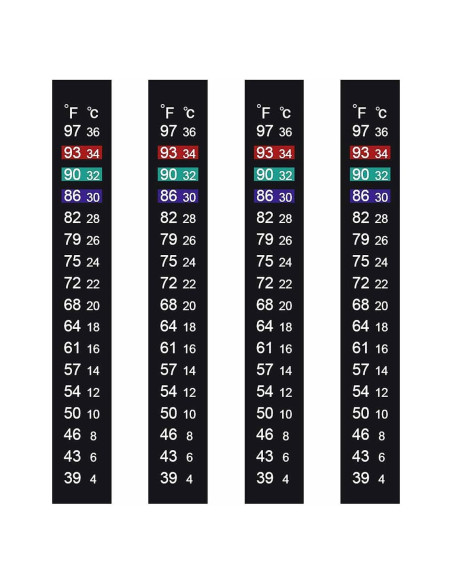 Termómetro Adhesivo para Acuario Kombucha J710654936357 4-36C