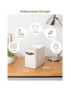 Cajas de Almacenamiento Estrechas StorageWorks Beige 2 Unidades 2