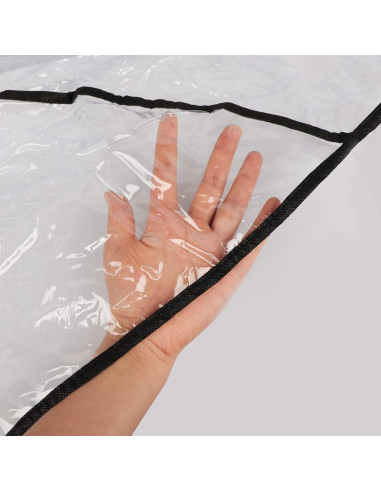 Cubierta de Lluvia ITODA para Cochecito de Bebé Doble Impermeable