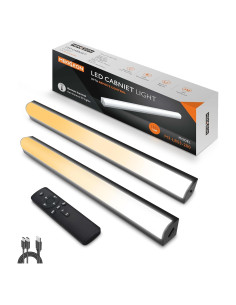 Luces Bajo Gabinete LED Inalámbricas Recargables 20cm Negro