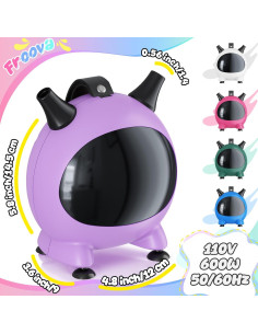 Bomba de Globo Eléctrica Froova 600W Doble Boquilla 110V 2