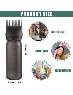 Botella Aplicadora de Peine Pimoys 0.18L para Tinte de Cabello 2