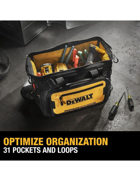 Bolsa de Herramientas DEWALT 16" Resistente al Agua DWST560103