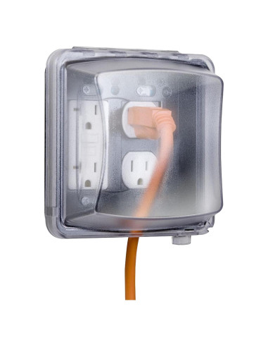 Cubierta a Prueba de Clima TayMac MM2410C 2 Ganglios 14cm