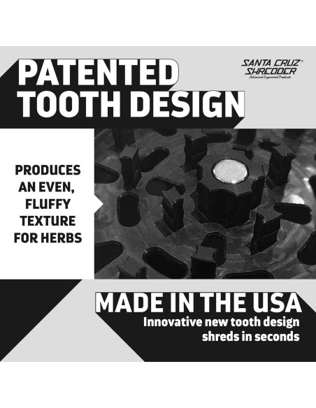 Molinillo de Especias Manual Santa Cruz Shredder Negro 4.3 cm