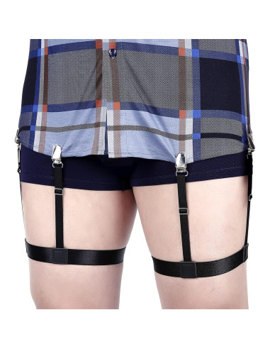 Tirantes de Camisa Ajustables Kedofe para Hombre - Antideslizantes
