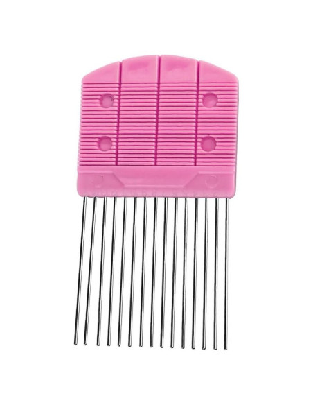 Peine para Quilling de Papel EXCEART Rosa 14.2x8cm