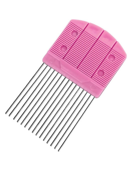 Peine para Quilling de Papel EXCEART Rosa 14.2x8cm