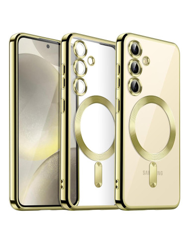 Funda Transparente TPU JETech para Samsung Galaxy S24 6.2" Amarillo