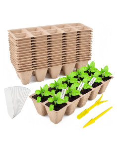 Bandeja de Inicio de Semillas 240 Celdas Sayehuanye Biodegradable