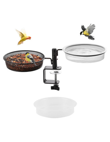 Comedero para Aves Urban Deco de Deck Ajustable 42x18 cm