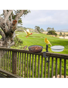 Comedero para Aves Urban Deco de Deck Ajustable 42x18 cm 2