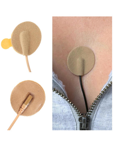 Círculos Suaves URSA para Micrófonos Lavalier - 15 Piezas Beige