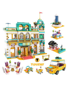 Kit de Construcción Gran Hotel Heartlake Friends 1639 Piezas