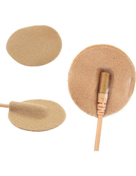 Círculos Suaves URSA para Micrófonos Lavalier - 15 Piezas Beige