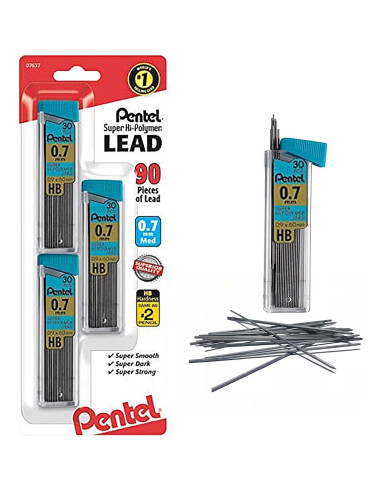 Paquete de Lápices Mecánicos TUL 0.7mm + Recargas Borrador