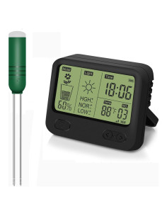 Medidor de Humedad del Suelo Inalámbrico KITHOUSE 4-en-1