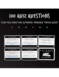 Juego de Trivia Friends Paladone 100 Preguntas para 2+ Jugadores 2
