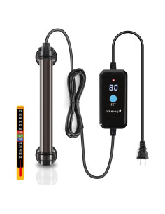 Calentador de Acuario Orlushy 25W Ajustable con Controlador Digital