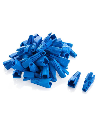 CableCreation RJ45 Cubiertas de Conector 50-Pack Azul CAT5 CAT6