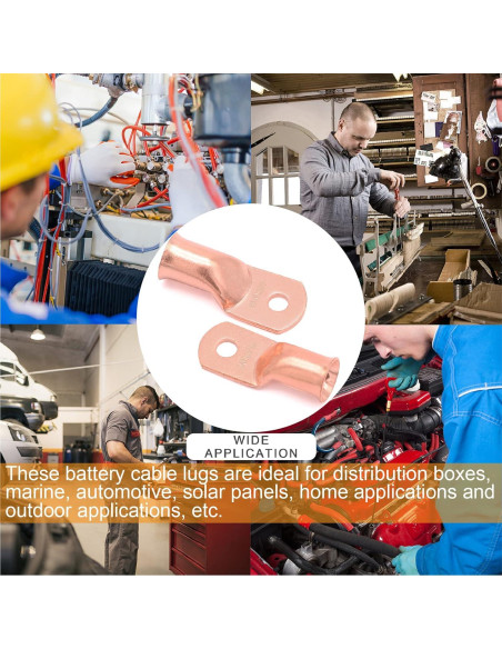Kit de Conectores de Batería 48PCS Taukealugs AWG 1/0 a 4/0