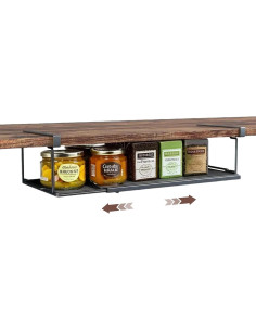 Estante Expandible PowerKing Negro 39-69.9cm Ajustable 10lbs 2