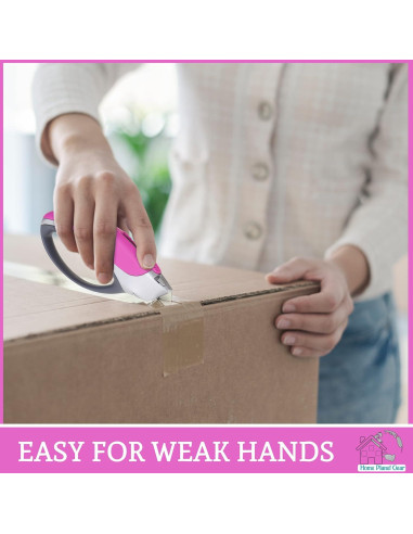 Cortador de Cajas Rosa Home Planet Gear - Paquete de 2